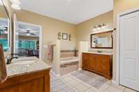 PRIMARY BATHROOM WITH DUAL VANITIES