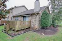 Deck with Retractable Awning