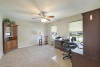 Office space, you could add french doors to close off room if desired.