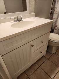 New Vanity Full bath