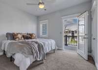 Bedroom 3 overlooks the front street. This room offers a fantastic walk in closet.