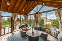 Wonderful screened in porch!