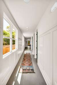 Beautiful wainscot detailed entry hall