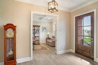 Large front entry foyer