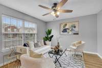 Digitally Staged | Front Living Room