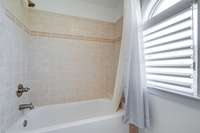 Tile shower/tub combo