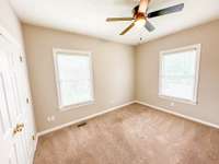 Bedroom #2 on the main level with large closet!