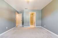 Second bedroom with en suite full bathroom. Large walk-in closet.