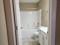 One of the two full bathroom upstairs