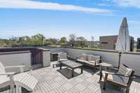 Rooftop Deck Facing Towards the Major League Soccer Stadium.