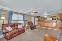 Livingroom of the cabin.