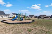 Community Playground with Basketball Court