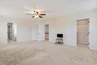 Master Bedroom features dual closets