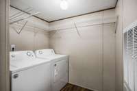 Washer and Dryer will convey with the home !