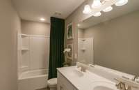 Model / Inspirational Photo: Contact Sales Consultant for the details of actual Home: Aspire # 158. Upstairs, 2nd Full Bathroom.