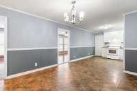 Large Dining Area Open to the Kitchen!!