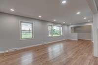 Beautiful hardwood floors throughout the home.