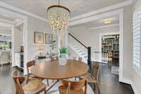 Once you enter the home you have a formal dining on the left and office or formal living on the right - do not miss the phenomenal butlers pantry as you view into the kitchen on the left