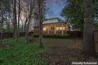 The backyard is fully fenced providing privacy.