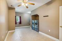 Check out this mammoth utility room.