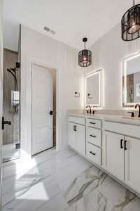 Dreamy Primary Bathroom complete with soaking tub