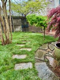 Stepping Stones lead you to the Terrace