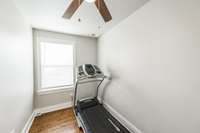 Or maybe a home gym or yoga space..... This flex space could be anything you want it to be. You decide!