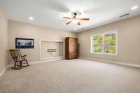 Upstairs bonus room.