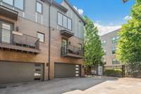 Two car garage and additionally guest spots in complex for parking