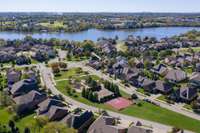 HOA Playground, Pickleball & Sport Court located in The Coves. In the background is Old Hickory Lake, just in time for summer fun.