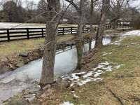 The fullest this creek gets, right after all the snow melted.