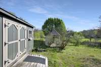 garden shed and gazebo.