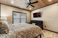 Interior of similar cabin in community.  Interior finishes and furnishings vary from cabin to cabin.