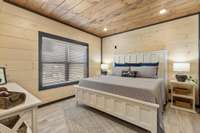 Interior of similar cabin in community.  Interior finishes and furnishings vary from cabin to cabin.