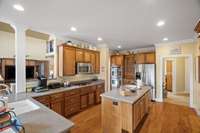 Huge walk-in pantry just off the kitchen.