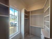 Spacious Primary Wardrobe Closets with lots of natural light.  Photo taken 9/18/24