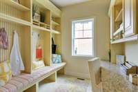 Mud Room with optional built-ins