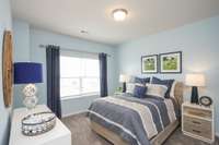 Secondary Bedroom (model home image)