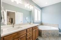 Garden Tub in Master Bath