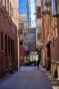 Printer’s Alley view.