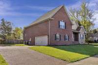 Side entry garage...and no HOA!