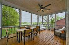 Enjoy the summer nights and sunsets over the golf course on your cozy screened in porch.