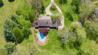 Big extended patio surrounding the pool - great for entertaining