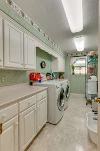 Large Laundry Room on the Main Level