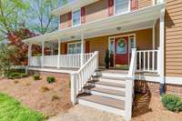 Come enjoy a glass of sweet tea on the rocking chair front porch watching all the wildlife go by