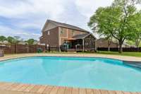 RELAXATION is calling!!!  After long day at work---enjoy the inground 5 ft saltwater pool with a brand new pool pump in the private fenced backyard.