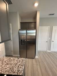 S/S refrigerator with ice & water in the door