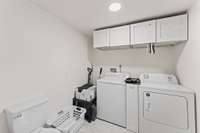 Laundry room.