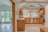 Large vaulted kitchen