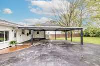 This home has ample off street parking, including the attached 2 car carport.